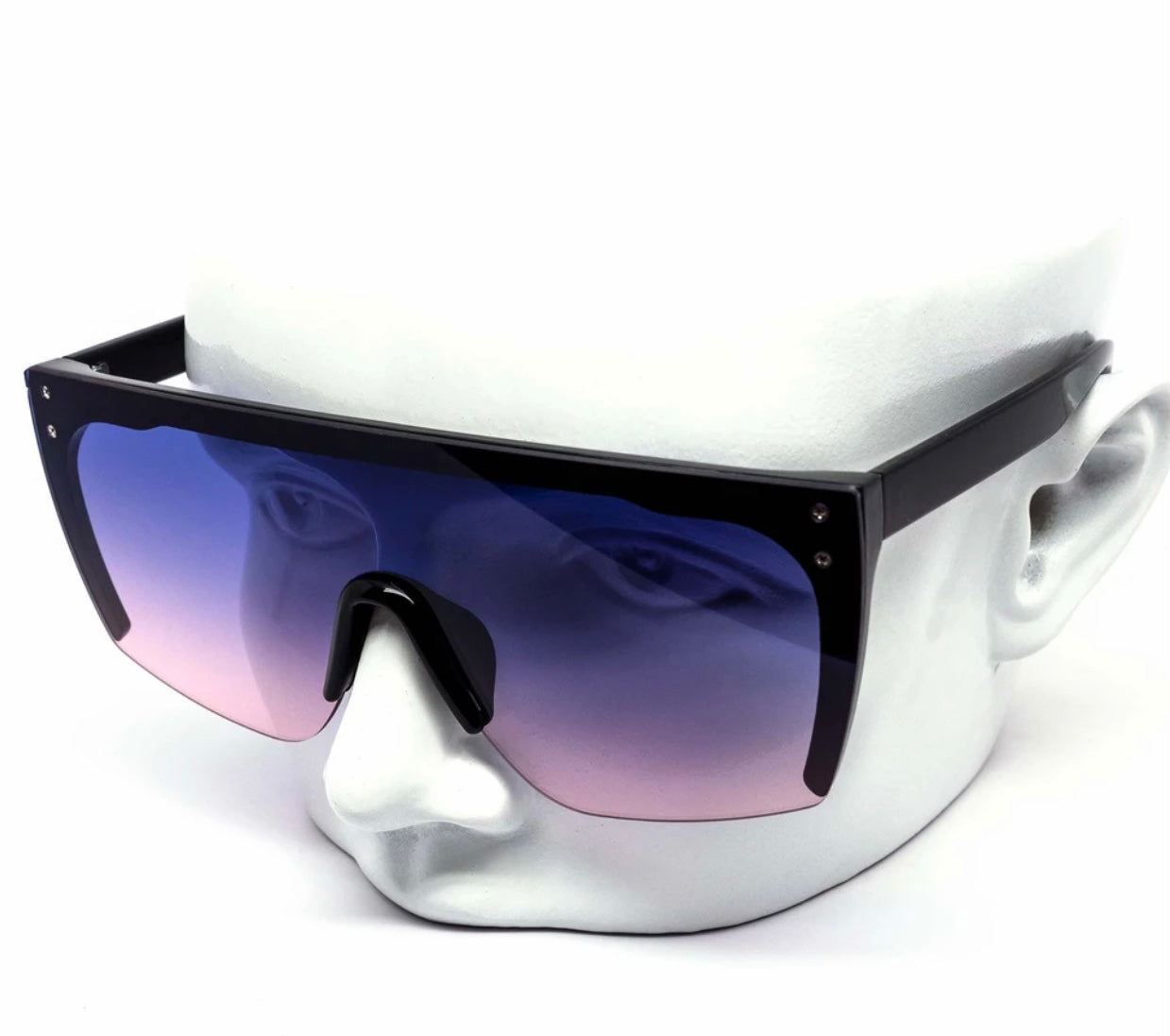 Semi rimless sunglasses